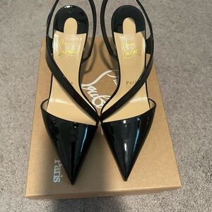 Christian Louboutin Black Patent Heels